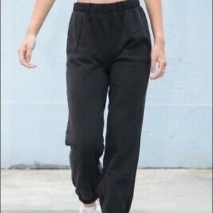 Black Brandy Melville Rosa Sweatpants